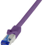LogiLink patchkabel Ultraflex, Cat. 6A, S/FTP, 0, 25 m, violet
