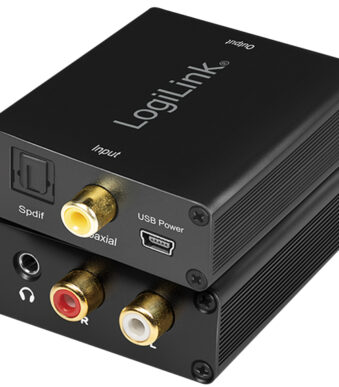 LogiLink audio converter, digitaal naar analoog, 3,5 mm/SPDIF/Coaxiaal