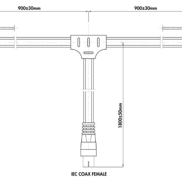 LogiLink FM-radio-dipool antenne voor binnengebruik