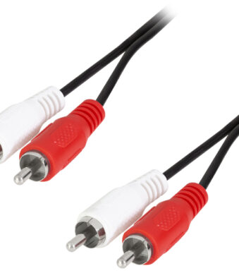 LogiLink audiokabel, 2x Cinch-stekker - 2x Cinch-stekker, 10 m