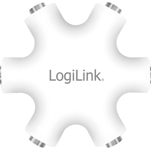 LogiLink Audio Splitter LogiStar, wit