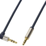 LogiLink audiokabel, 2 x 3,5 mm plug, 0,5 m, haaks