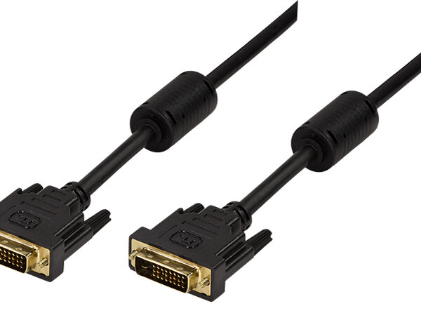LogiLink DVI-D 24+1 Kabel, Dual Link, zwart, 2,0 m