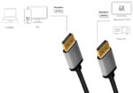 LogiLink DisplayPort 1.2 kabel, stekker - stekker, 1,0 m
