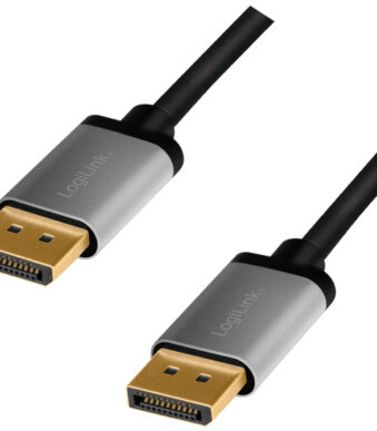 LogiLink DisplayPort 1.2 kabel, stekker - stekker, 1,0 m