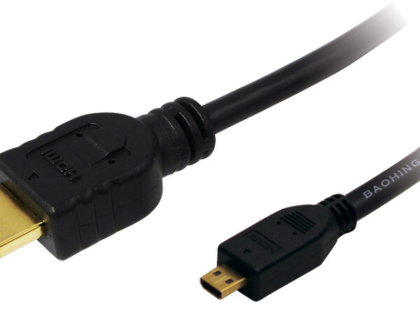 LogiLink HDMI kabel, A-stekker - D-stekker micro, 1,0 m