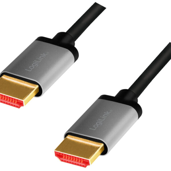 LogiLink HDMI kabel 2.1, A-stekker - A-stekker, 1,0 m