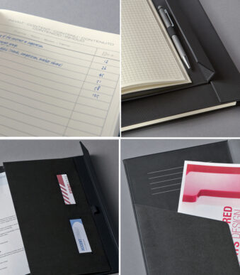 sigel notitieboek Conceptum, DIN A4+, geruit, zwart