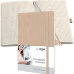 sigel notitieboek Conceptum, DIN A5, geruit, beige
