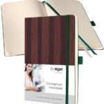 sigel notitieboek Conceptum Nature Edition, DIN A5, hout