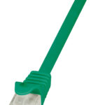 LogiLink Patchkabel, Cat. 5e, U/UTP, 0,25 m, groen
