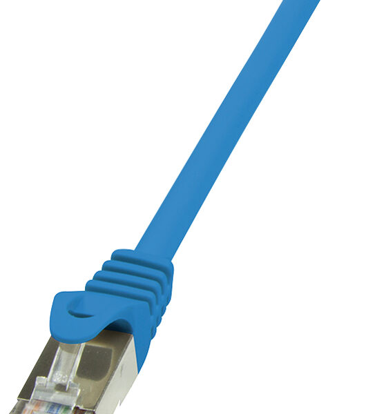 LogiLink Patchkabel, Cat. 5e, F/UTP, 0,5 m, blauw