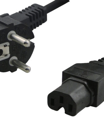 LogiLink randaarde-stroomkabel, 2,0 m, eenzijdig