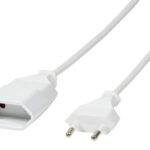 LogiLink verlengkabel, eurostekker, 1,0 m, wit
