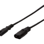 LogiLink koudapparaat-verlengkabel, C8 - C7, 2,0 m, zwart