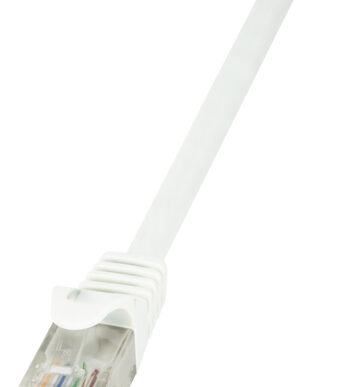 LogiLink Patchkabel EconLine, Cat. 6, U/UTP, 0,25 m, wit