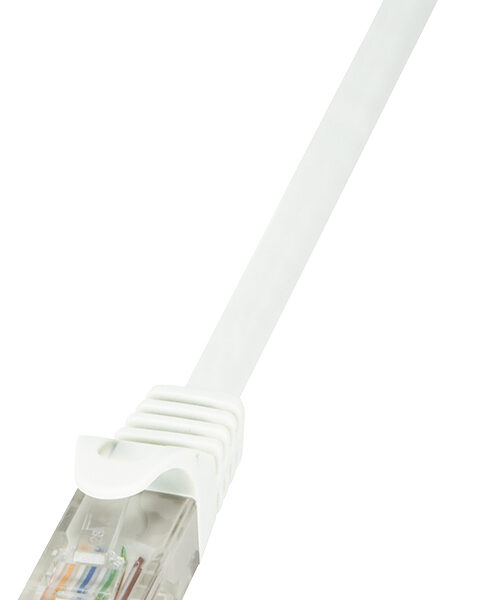 LogiLink Patchkabel EconLine, Cat. 6, U/UTP, 0,25 m, wit