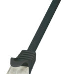LogiLink Patchkabel EconLine, Cat. 6, U/UTP, 0,25 m, zwart