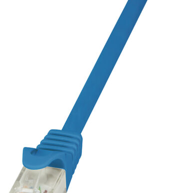 LogiLink Patchkabel EconLine, Cat. 6, U/UTP, 0,25 m, blauw