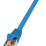 LogiLink Patchkabel, Cat. 6, S/FTP, 0,25 m, blauw