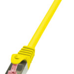 LogiLink Patchkabel, Cat. 6, S/FTP, 0,25 m, geel