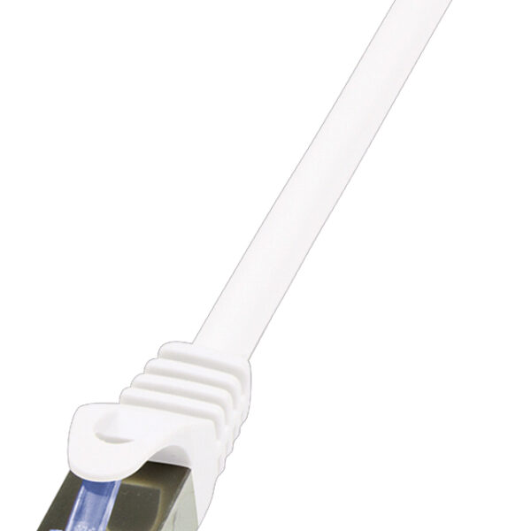 LogiLink Patchkabel, Cat. 6A, S/FTP, 0,25 m, wit