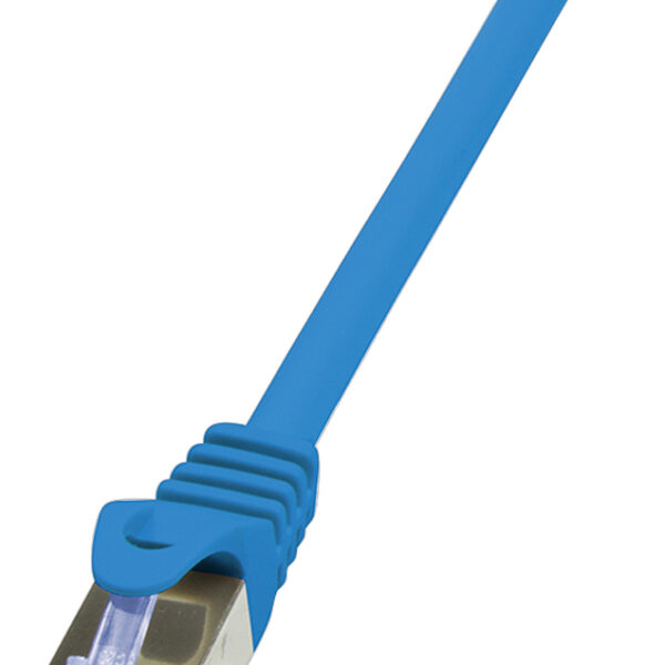 LogiLink Patchkabel, Cat. 6A, S/FTP, 0,25 m, blauw