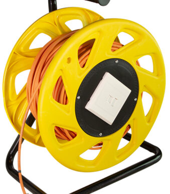 LogiLink netwerk kabelhaspel, Cat. 6A met Cat. 7 onbewerkte kabel