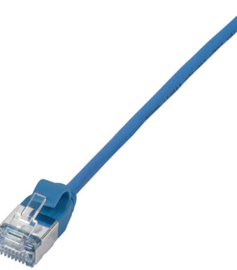 LogiLink Patchkabel Ultraflex, Cat. 6A, U/FTP, 0,3 m, blauw