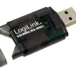 LogiLink USB 2.0 Mini Card Reader voor SD/MMC, antraciet