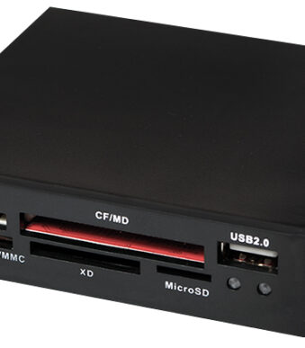 LogiLink USB 2.0 Card-Reader / kaartlezer, 54 in 1, kunststof behuizing