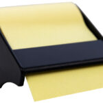 RNK Verlag rol zelfklevende memo's in afroller, recycle-geel, 60 mm x 10 m