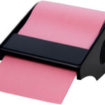 RNK Verlag rol zelfklevende memo's in afroller, recycle-roze, 60 mm x 10 m