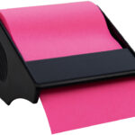 RNK Verlag rol zelfklevende memo's in afroller, brilliant-roze, 60 mm x 10 m