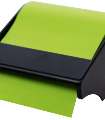 RNK Verlag rol zelfklevende memo's in afroller, brilliant-groen, 60 mm x 10 m