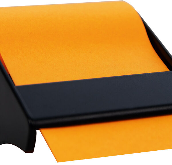 RNK Verlag rol zelfklevende memo's in afroller, brilliant-oranje, 60 mm x 10 m