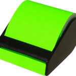 RNK Verlag rol zelfklevende memo's in afroller, neon-groen, 60 mm x 10 m