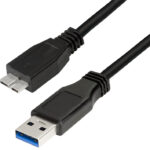 LogiLink USB 3.0 kabel, USB-A - USB-B Micro stekker, 0,6 m