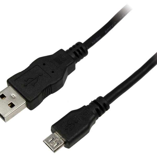 LogiLink USB 2.0 kabel, USB-A - USB-B Micro stekker, 0,6 m