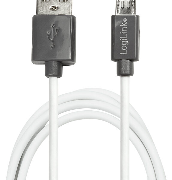 LogiLink USB 2.0 kabel, USB-A - Micro USB-B stekker, 1,8 m