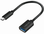 LogiLink USB 3.1 adapterkabel, USB-C stekker-USB-A koppeling, 150 mm