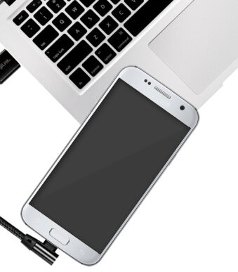 LogiLink USB 2.0 kabel, USB-A - Micro-USB stekker, 0,3 m, zwart