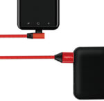 LogiLink USB 2.0 kabel, USB-A - USB-C stekker, 0,3 m, rood