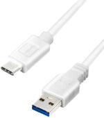 LogiLink USB 3.2 kabel, USB-A - USB-C stekker, 0,15 m, wit