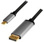 LogiLink USB kabel, USB-C - DisplayPort stekker, 1,8 m