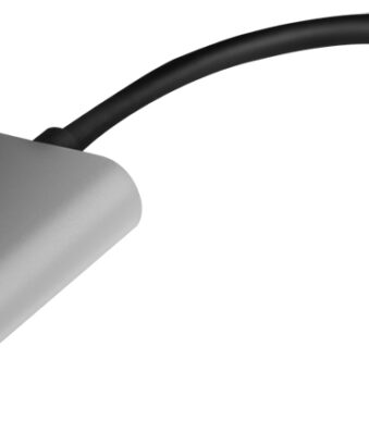 LogiLink USB-C - HDMI adapterkabel, 0,15 m, zwart/grijs