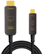 LogiLink USB-C AOC hybride glasvezelkabel, 4K/60Hz, 10 m