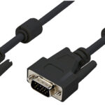 LogiLink VGA monitorkabel, stekker - stekker, zwart, 10 m