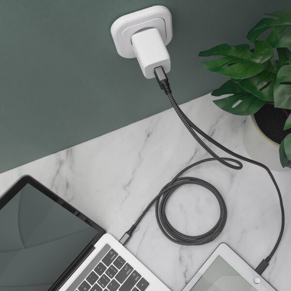 DIGITUS USB-oplader, 2x USB-C, 65 Watt, wit