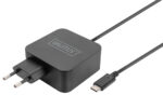 DIGITUS Notebook-oplader USB-C, 65 Watt, zwart